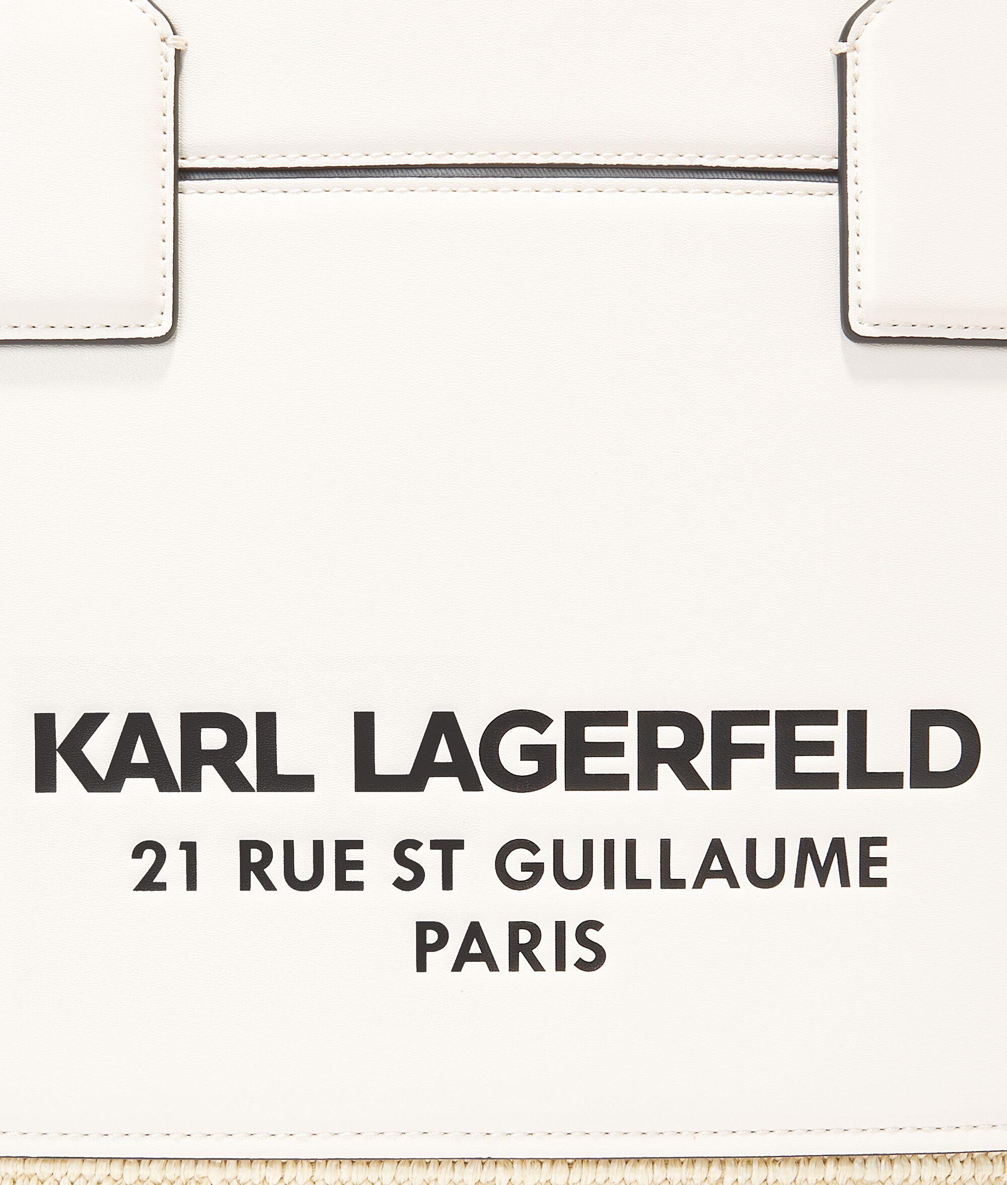 (image for) Unique Attraction RUE ST-GUILLAUME RAFFIA LARGE TOTE BAG